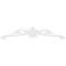 Ekena Millwork Pitch Florence Architectural Grade PVC Gable Pediment, 36"W x 7 1/2"H x 1"P (5/12) GPP036X008X100FLO - alternate 4